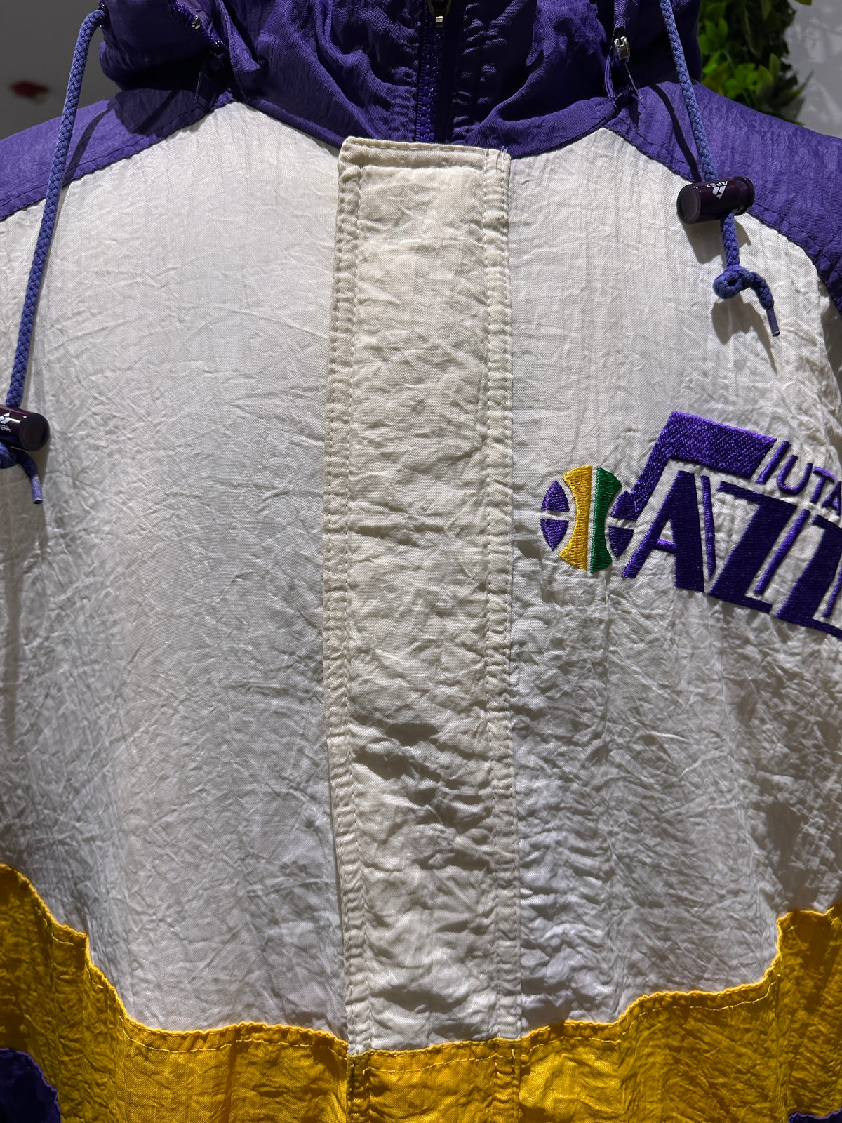 (Mens XL) 90s Utah Jazz Puffer Jacket 007