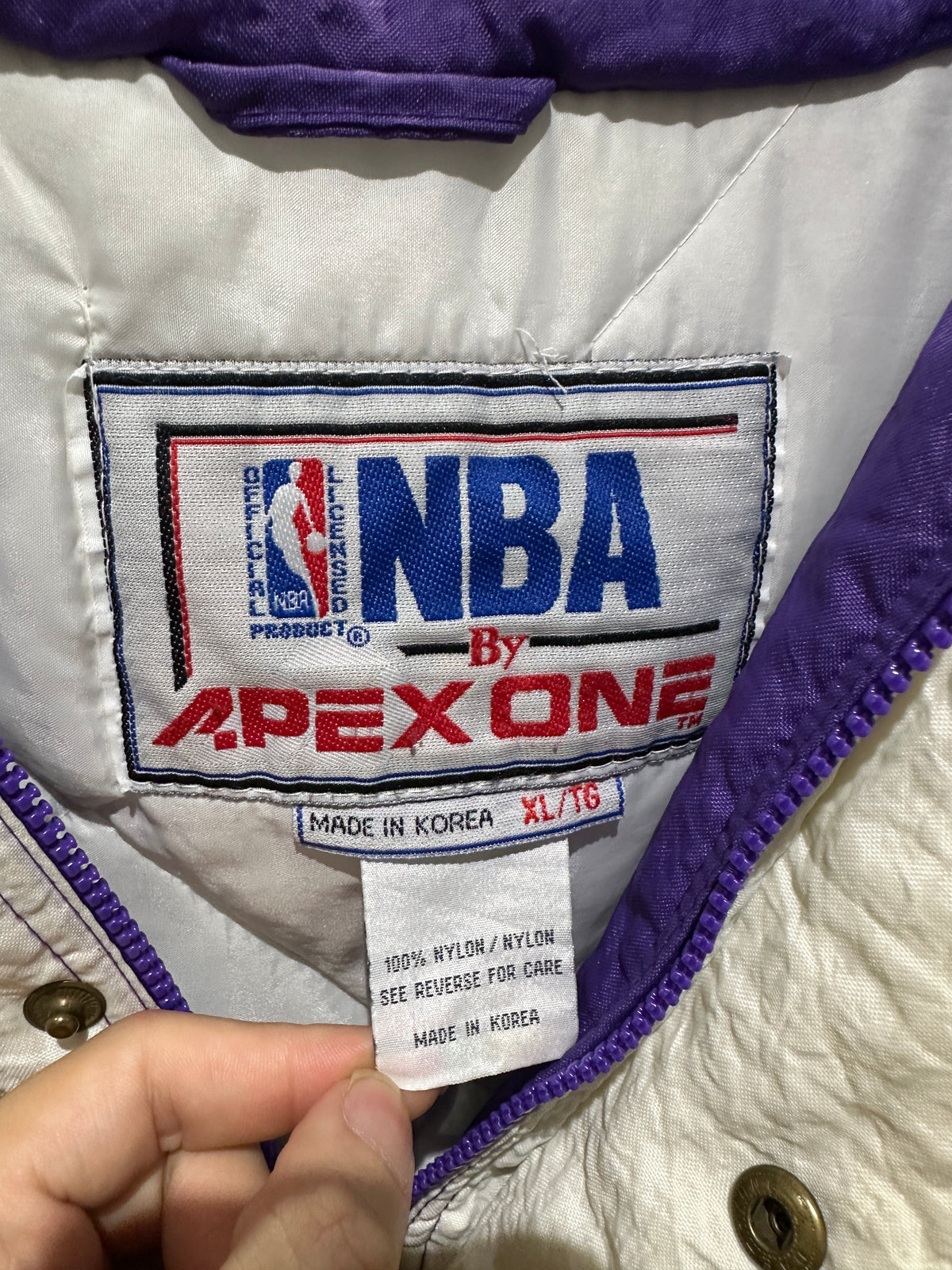 (Mens XL) 90s Utah Jazz Puffer Jacket 007