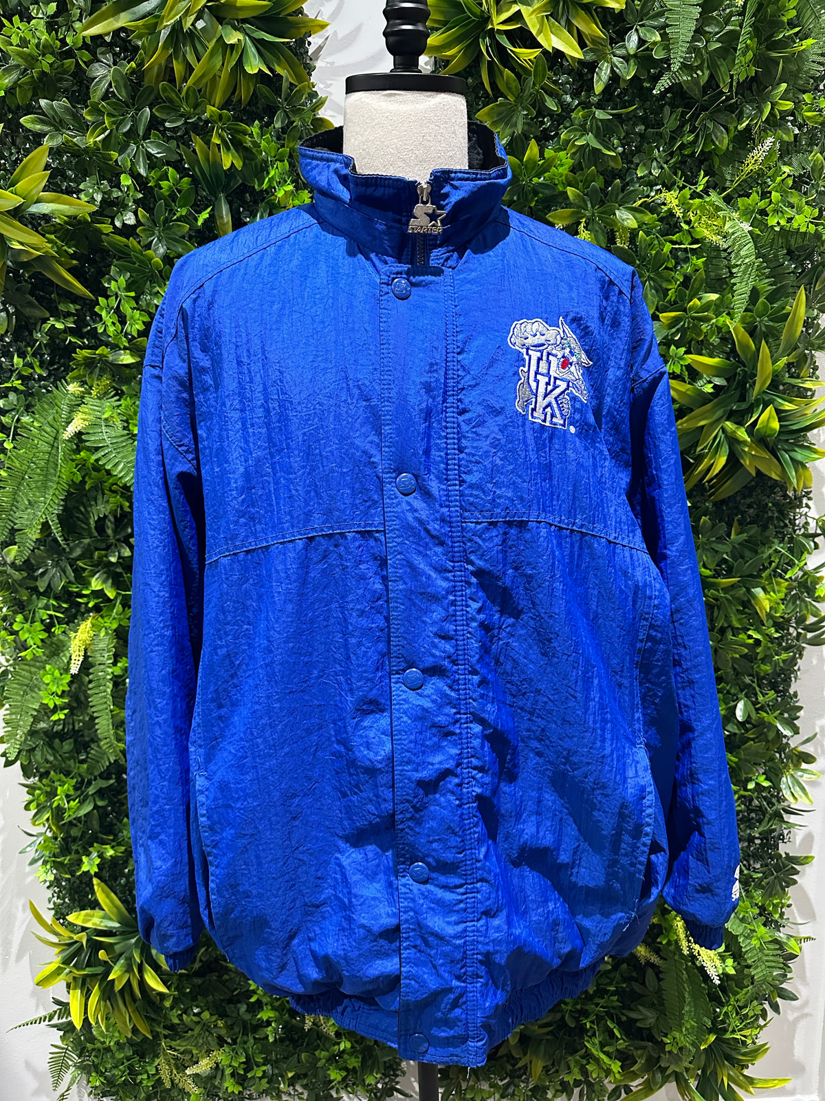 (Mens XL) 90s Starter Kentucky Wild Cats Puffer Jacket 007
