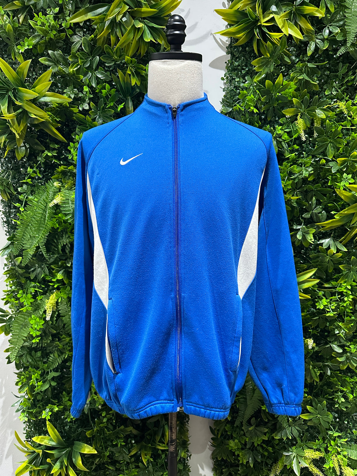 (Mens Medium) Nike Team Blue Track Jacket 007
