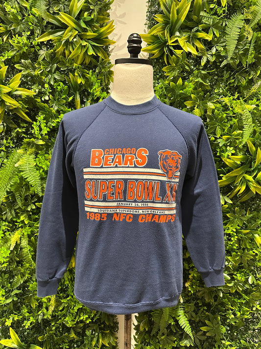 (Mens Small) 1985 Chicago Bears Superbowl Champ Sweater 007