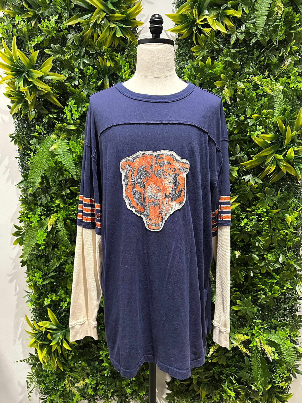 (Mens 3X) NFL Chicago Bears Long-Sleeve Shirt 007