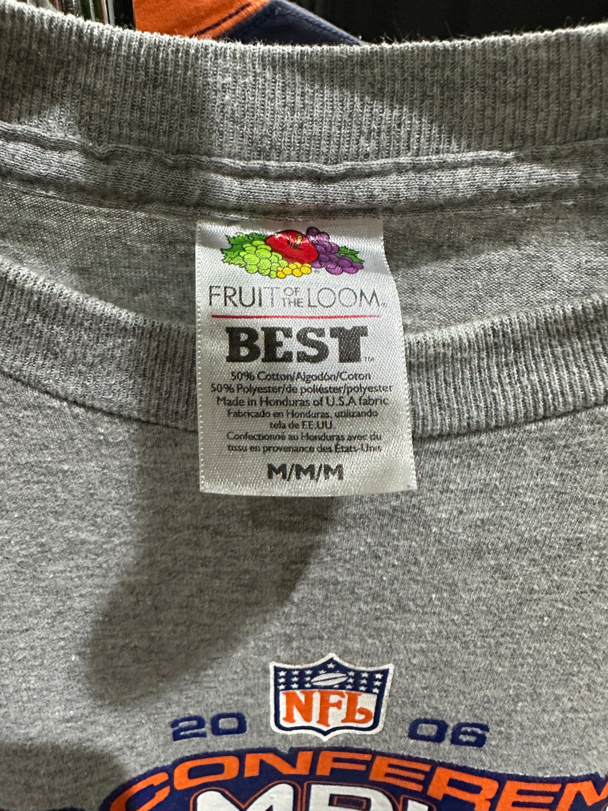 (Mens Medium) 2006 Chicago Bears NFC Champs Shirt 007
