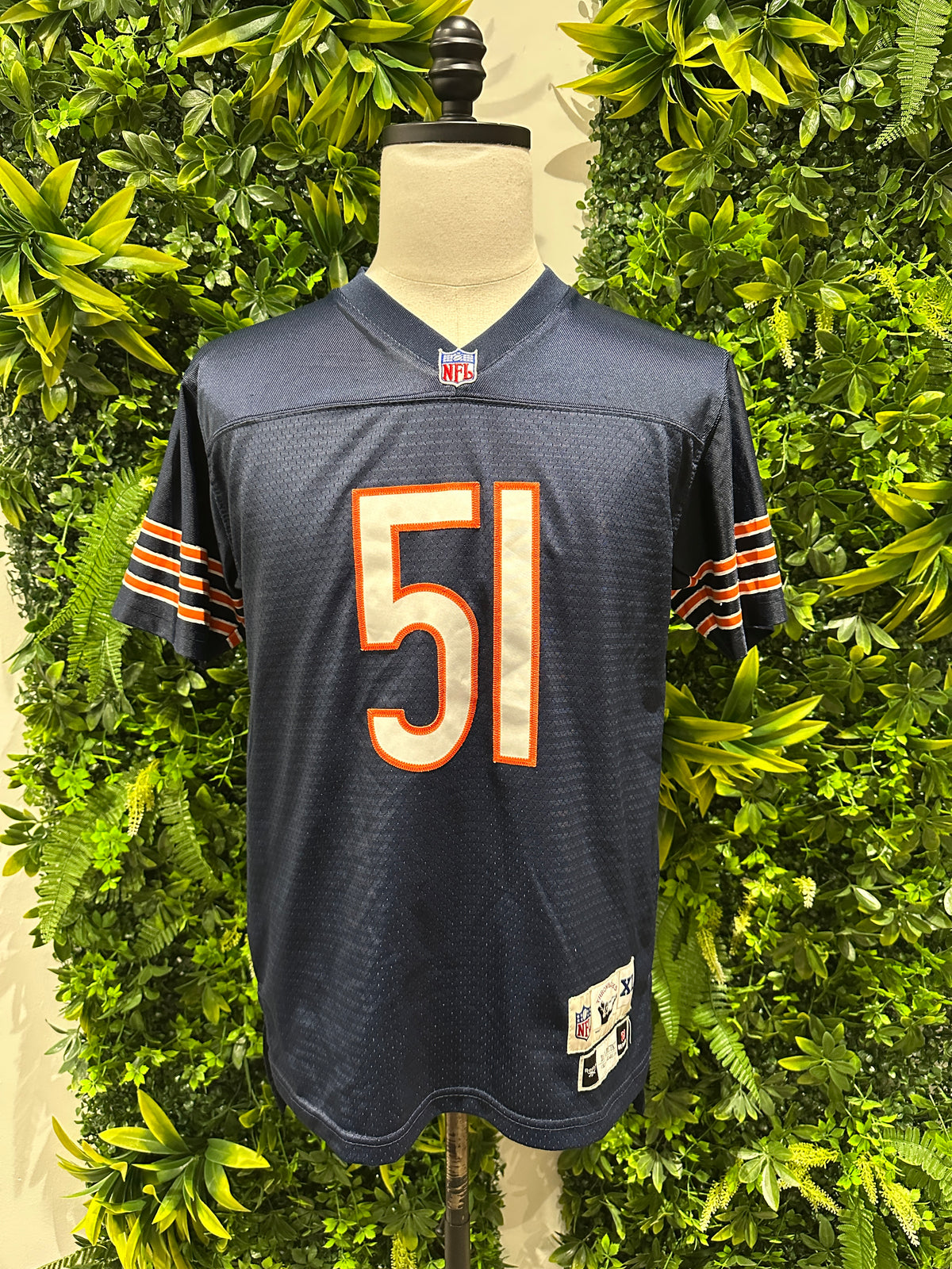 (Women's XL) Retro NFL Chicago Bears 'Dick Butkus' Jersey