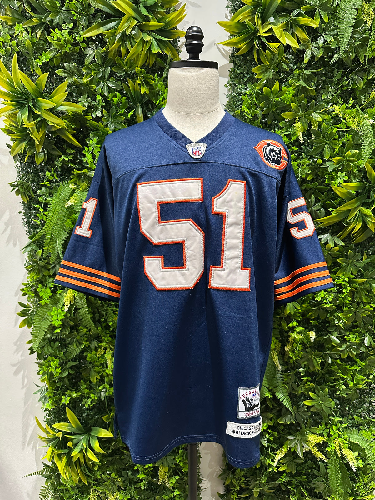 (Mens XL) Retro NFL Chicago Bears 'Dick Butkus' Jersey