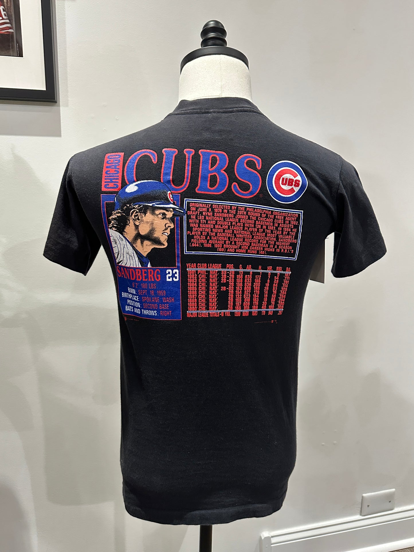 (Women Large) 1990 Chicago Cubs Ryne Sandberg Shirt