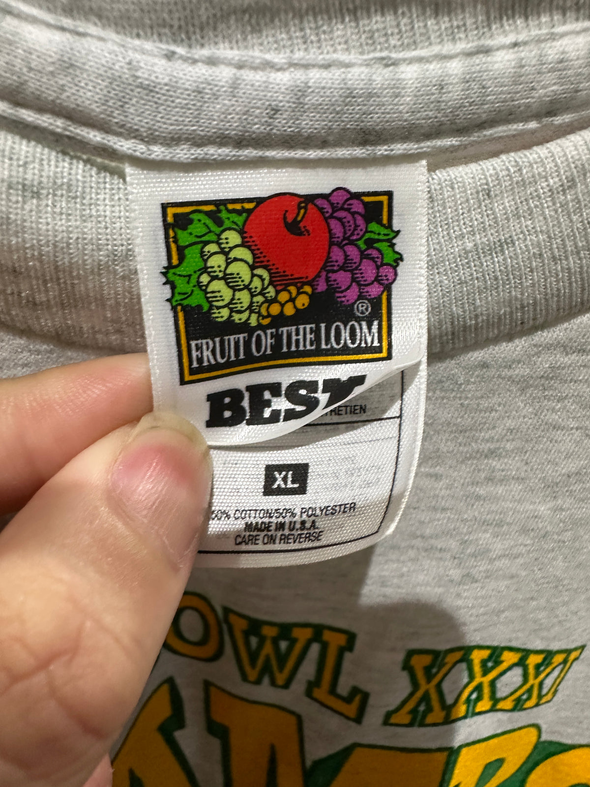 (Mens XL) 1997 Green Bay Packers Superbowl Champs Shirt