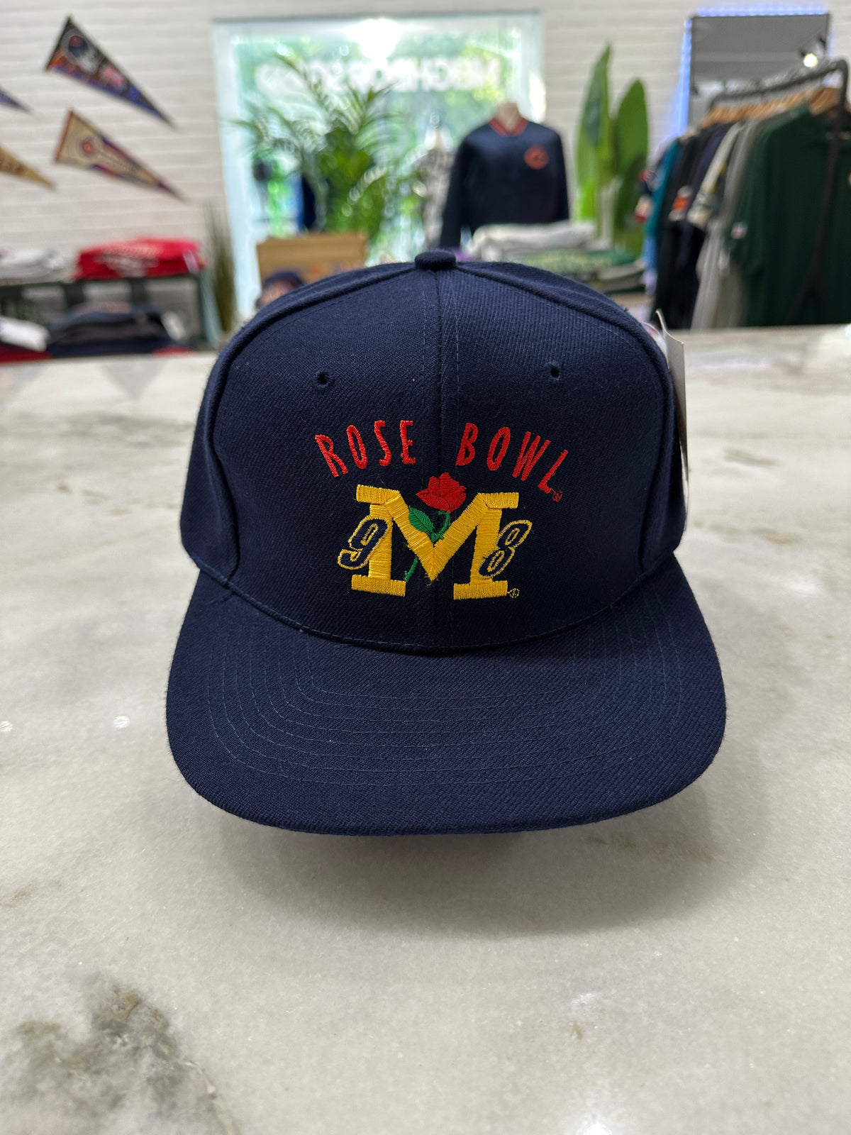 1998 University of Michigan Rose Bowl Snap-Back Hat 007