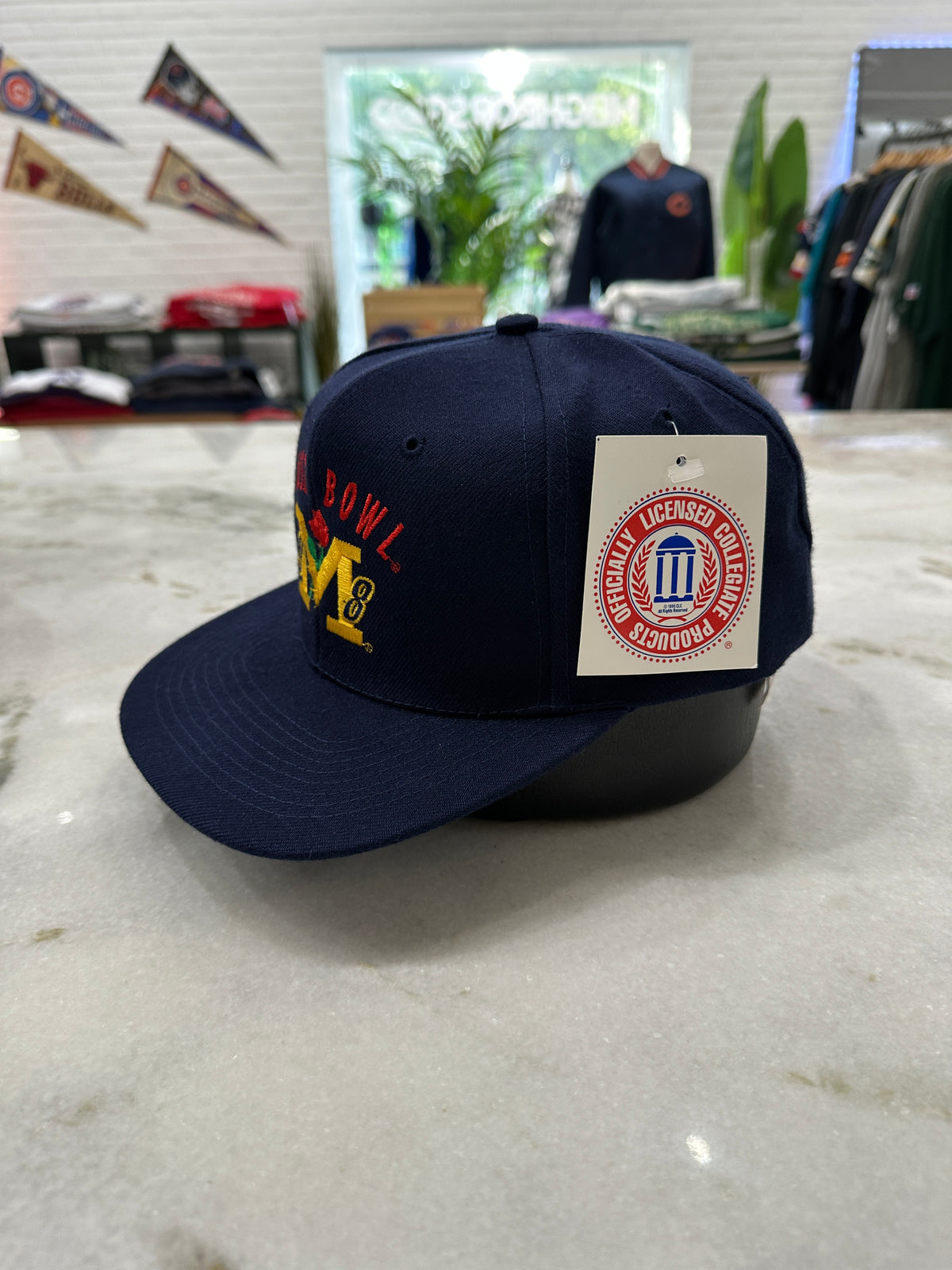 1998 University of Michigan Rose Bowl Snap-Back Hat 007