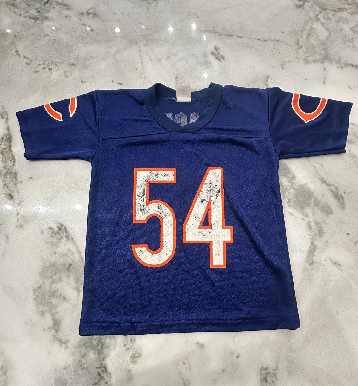 (Kids Large) 90s Chicago Bears 'Brian Urlacher' Jersey 007