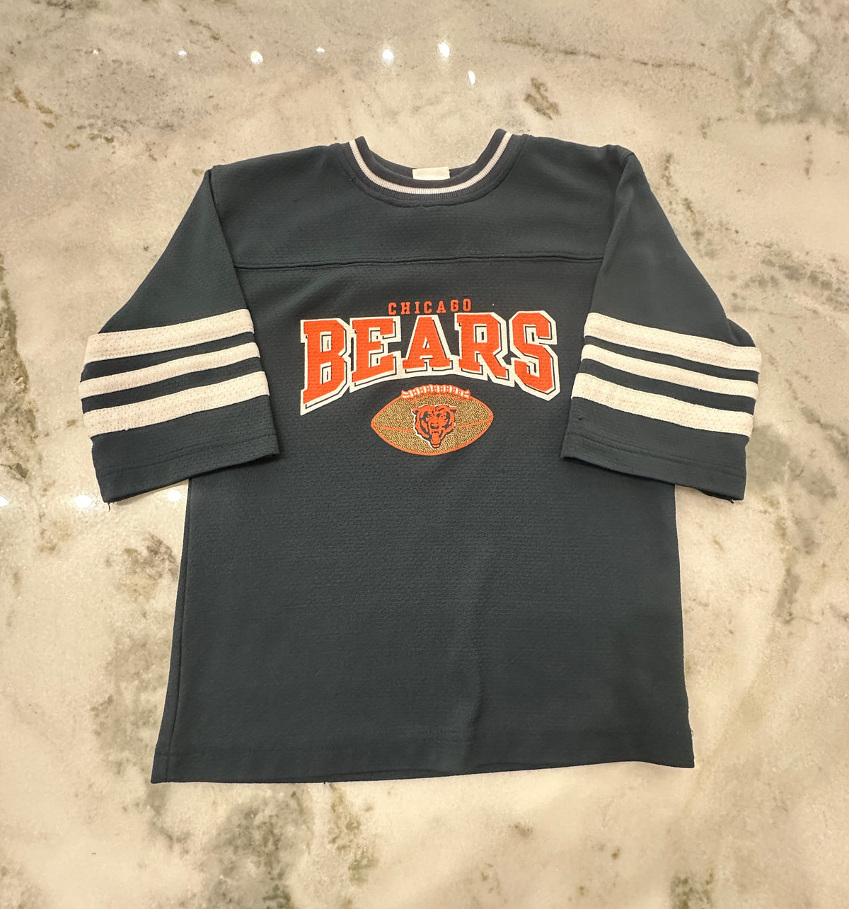 (Kids Large) NFL Chicago Bears Spell-Out Jersey NEED MEASUREMENTS 007