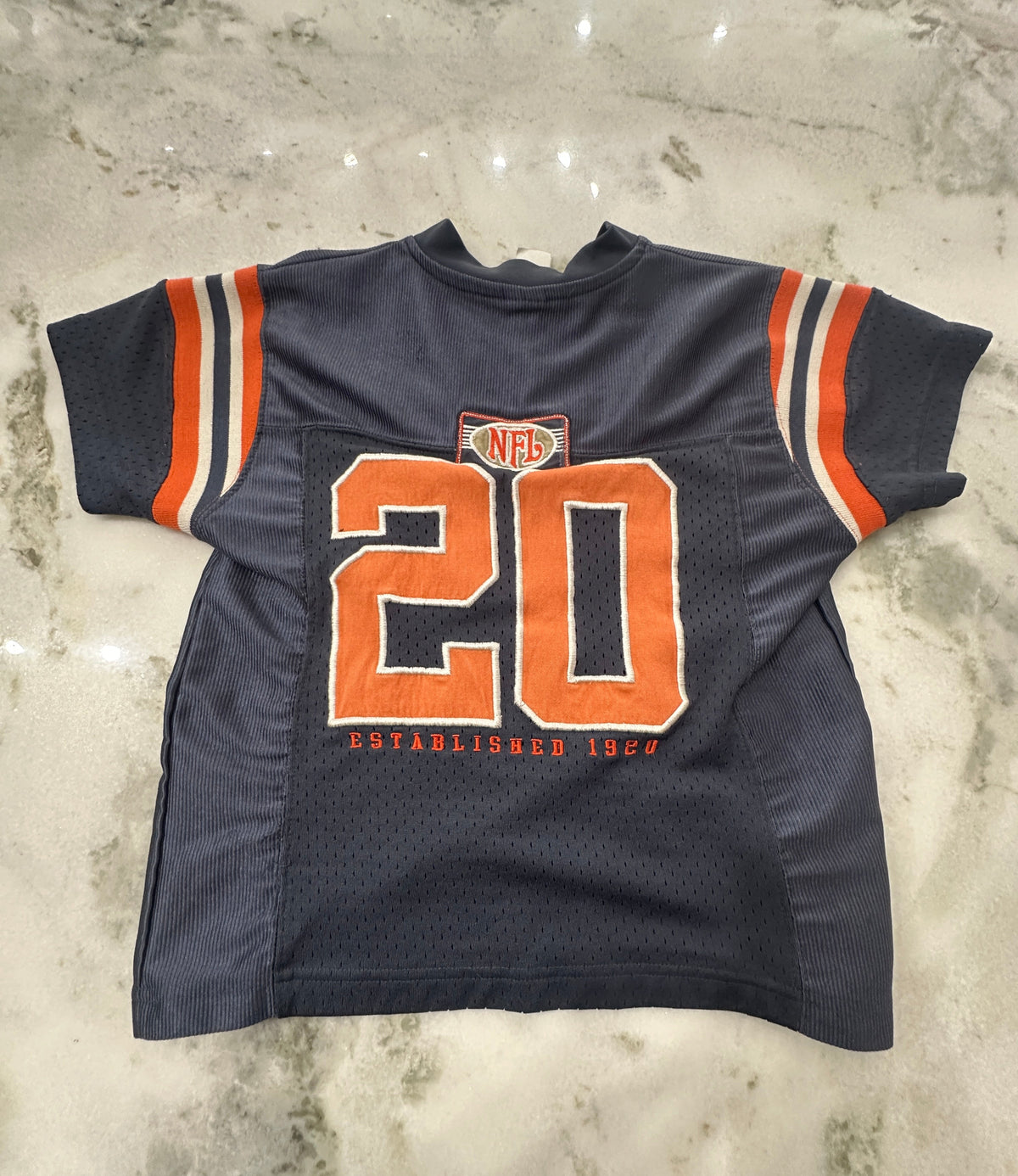 (Kids Small) NFL Chicago Bears Spell-Out Jersey 007
