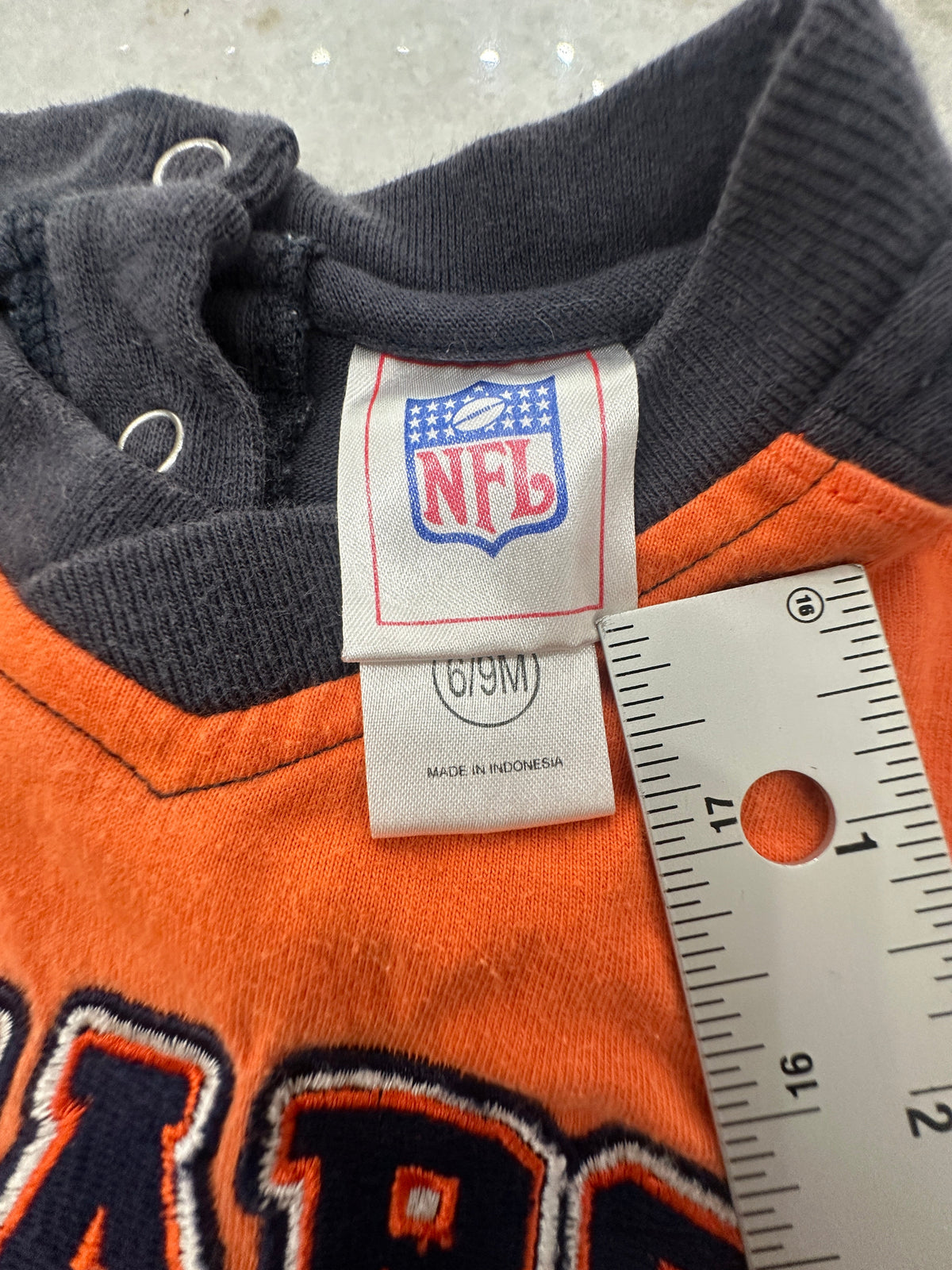 (Toddler 6/9M) NFL Chicago Bears Onesie 007