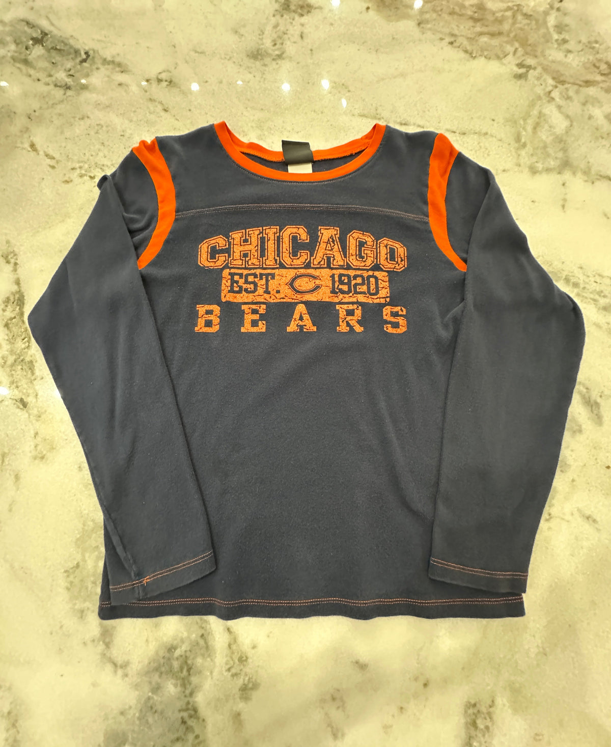 (Women's XL) NFL Chicago Bears Long-Sleeve Shirt 007