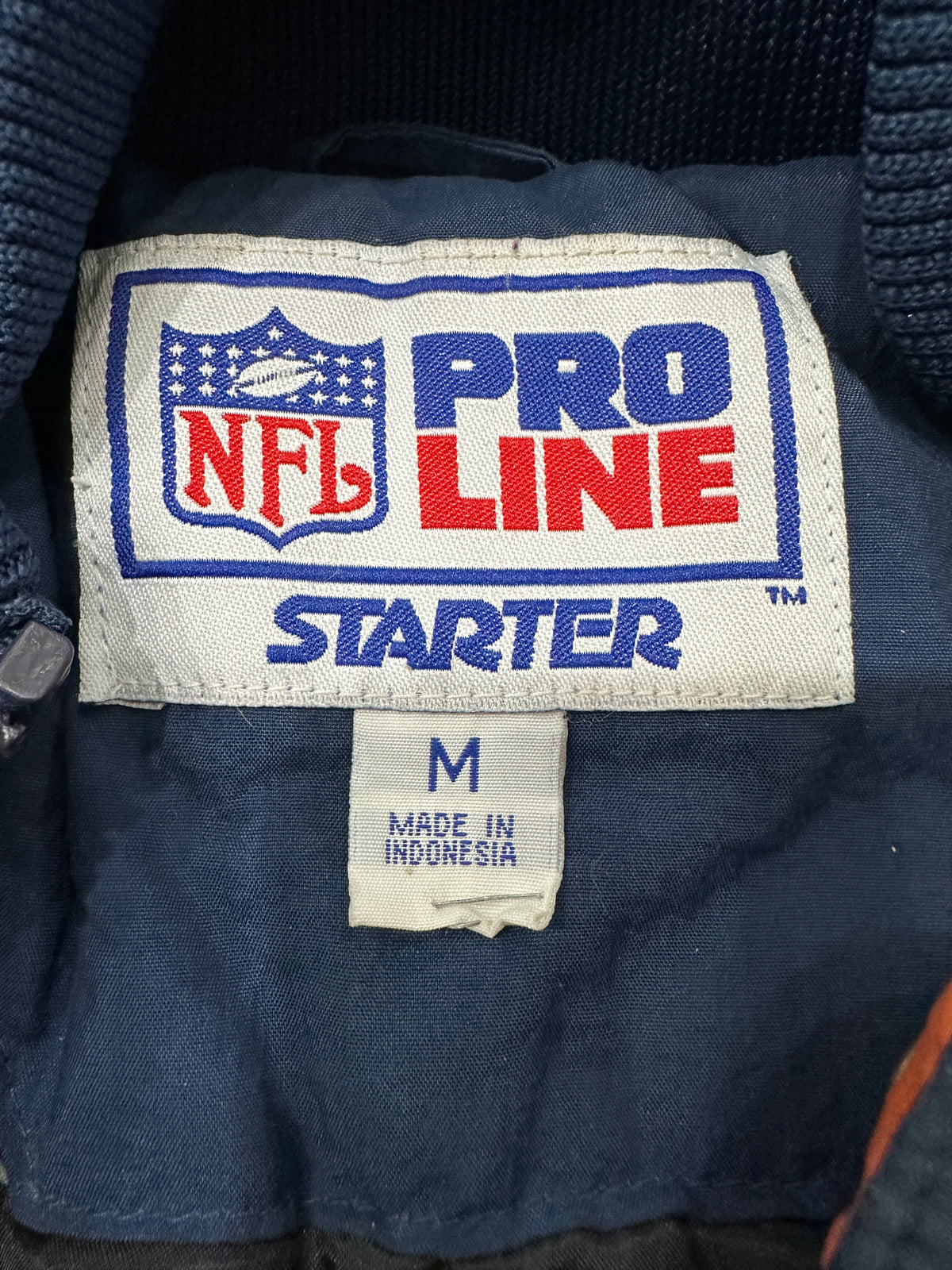 (Kids Medium) 90s Starter Chicago Bears Puffer Jacket 007