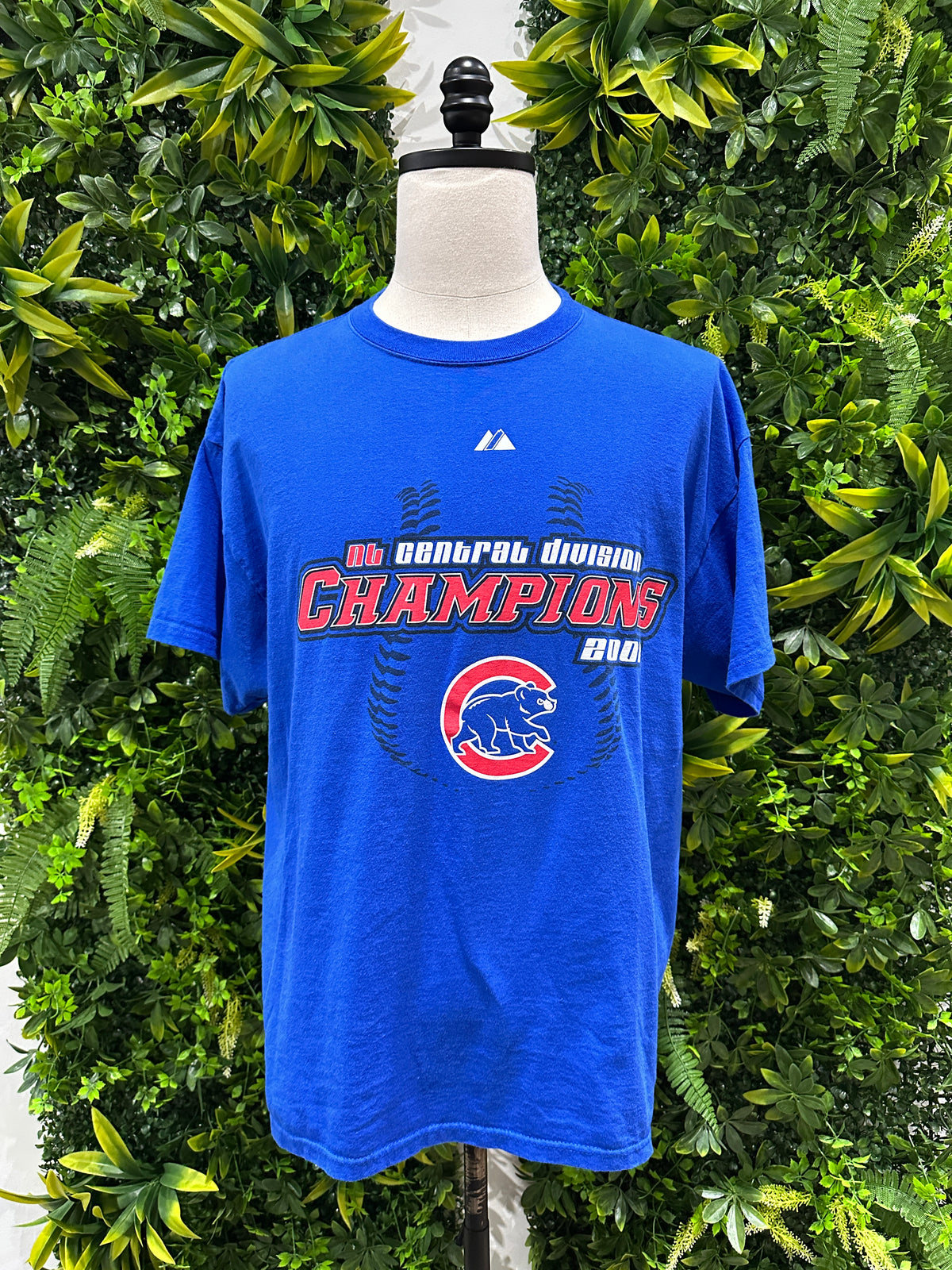 (Mens XL) 2008 Chicago Cubs Central Division Champs Shirt 007
