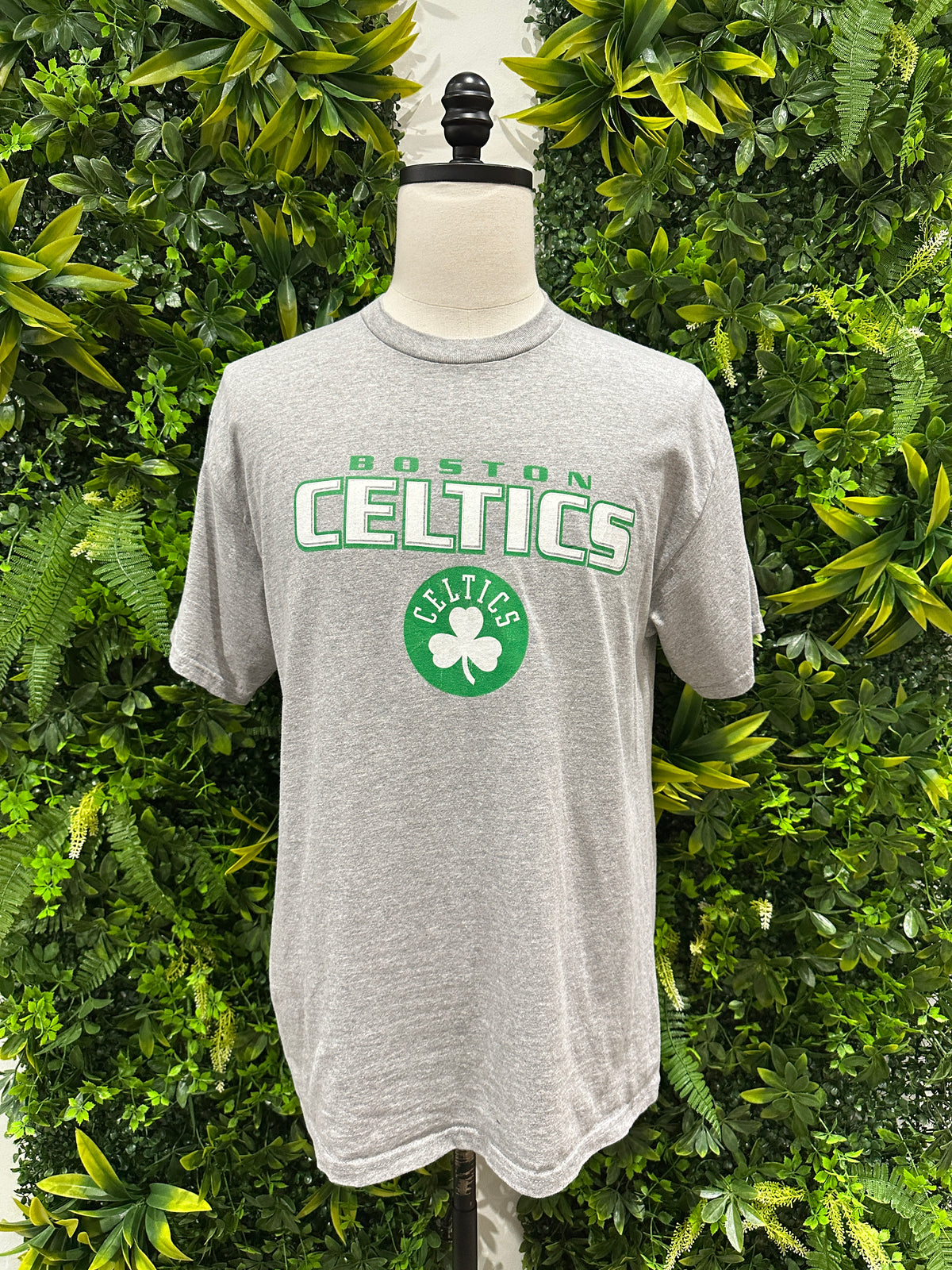 (Mens Large) NBA Boston Celtics Spell-Out Shirt 007