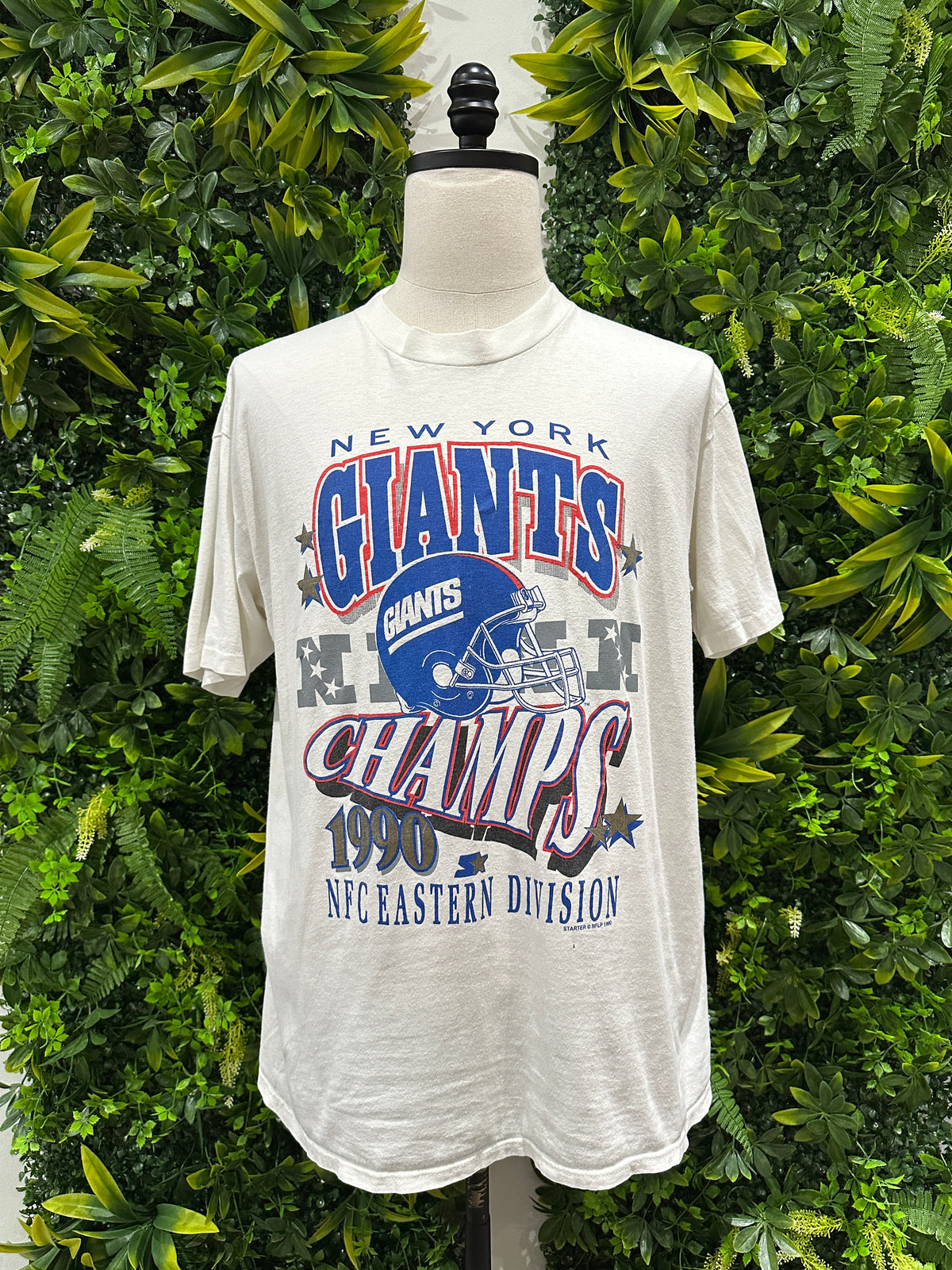 (Womens XL) 1990 New York Giants Eastern Division Champs Shirt 007