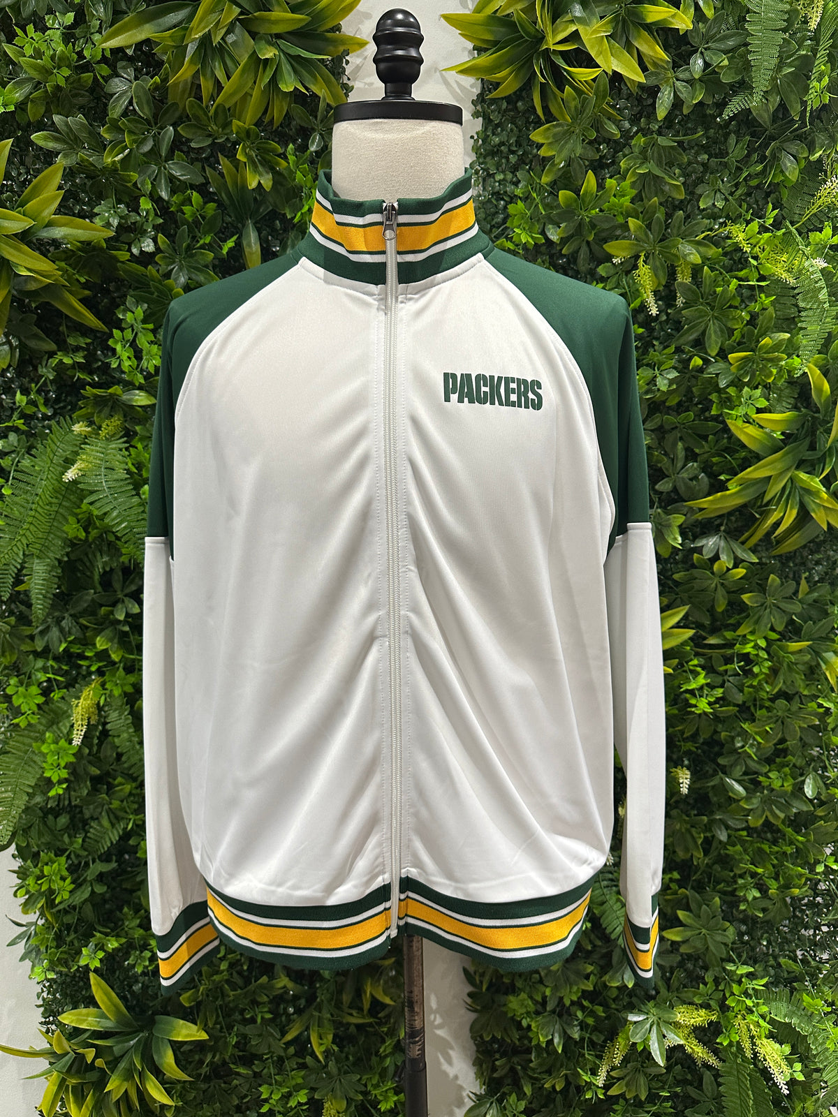 (Womens 2X) NFL Green Bay Packers Track Jacket 007