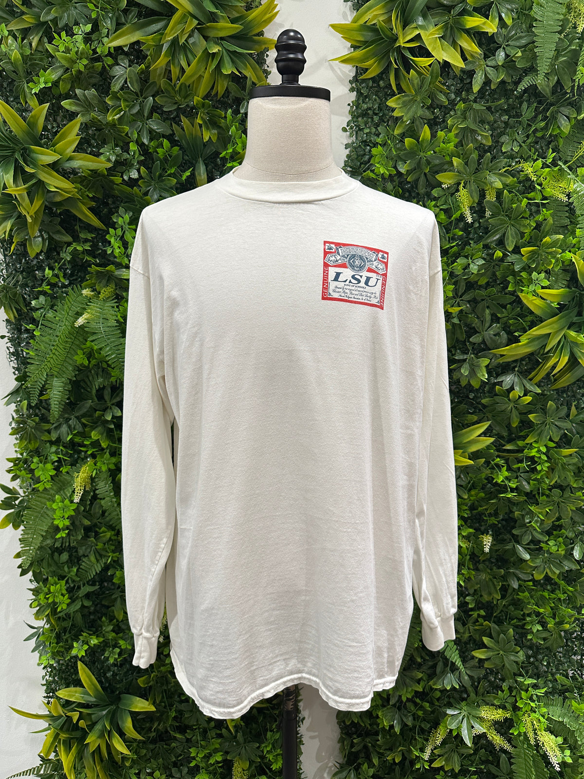 (Mens XL) 90s LSU 'King of Schools' Long-Sleeve Shirt 007