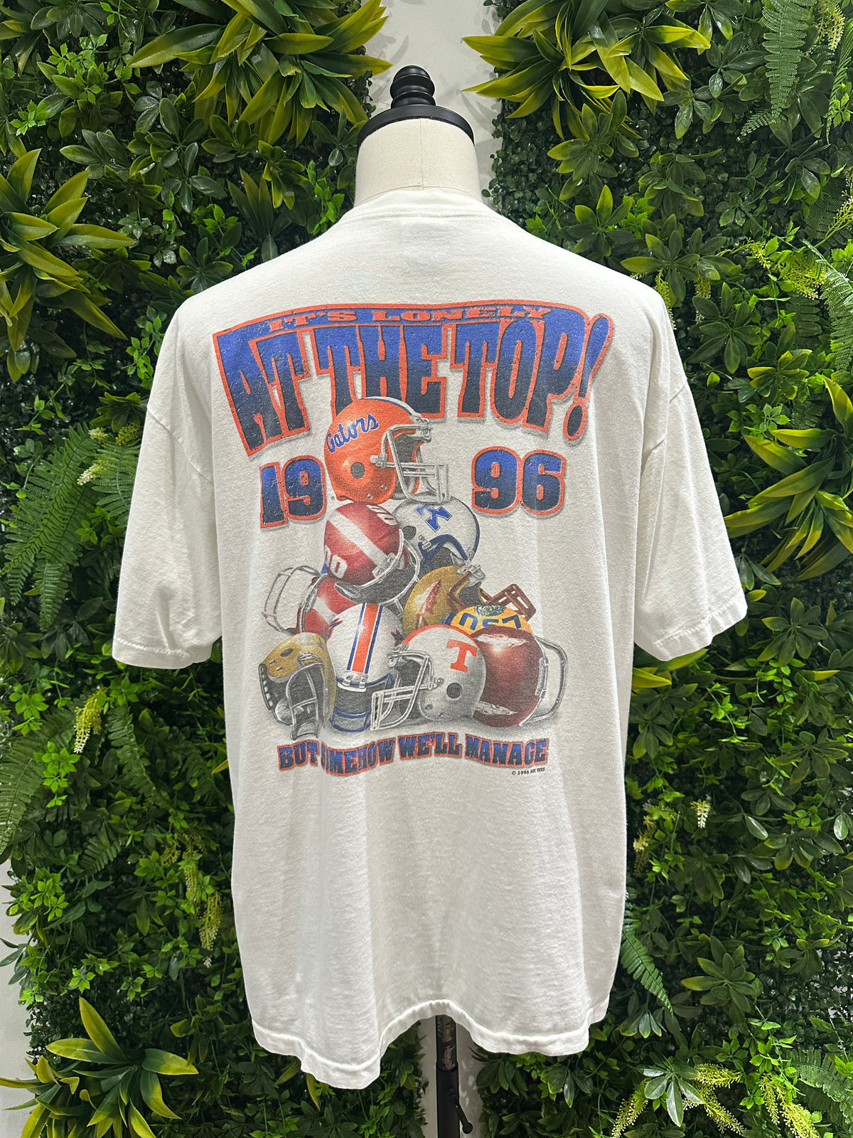 (Mens XL) 1996 University of Florida 'It's Lonely At The Top' Shirt 007