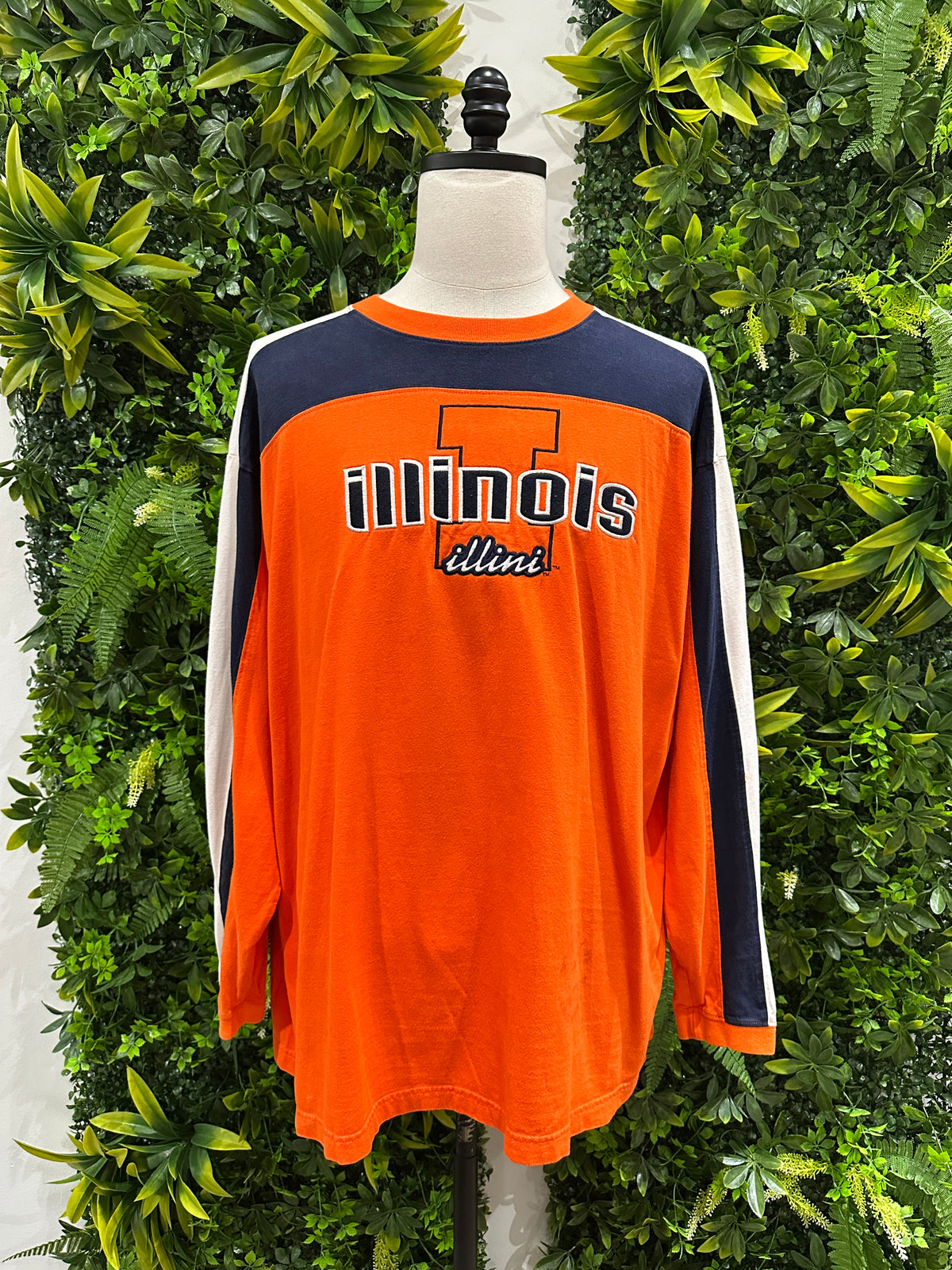 (Mens 2X) 90s University of Illinois Long-Sleeve Shirt 007