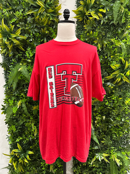 (Mens 2X) 90s Texas Tech Red Raiders Shirt 007