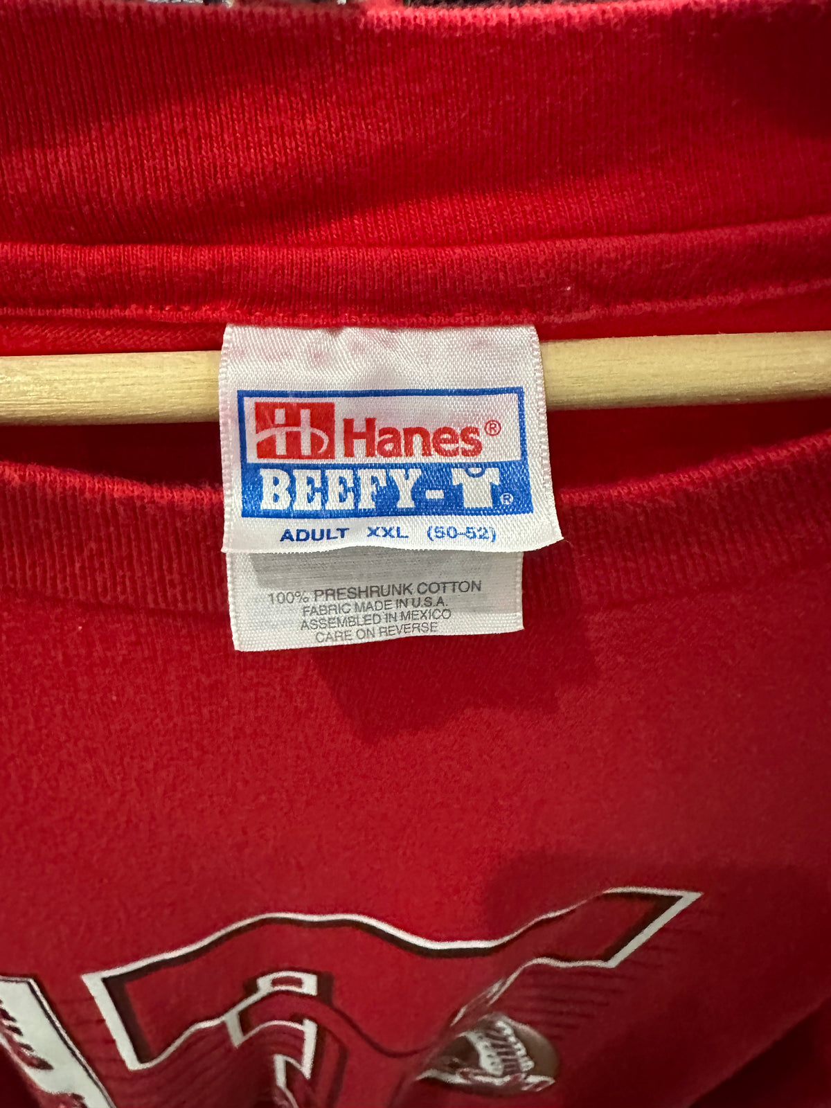 (Mens 2X) 90s Texas Tech Red Raiders Shirt 007