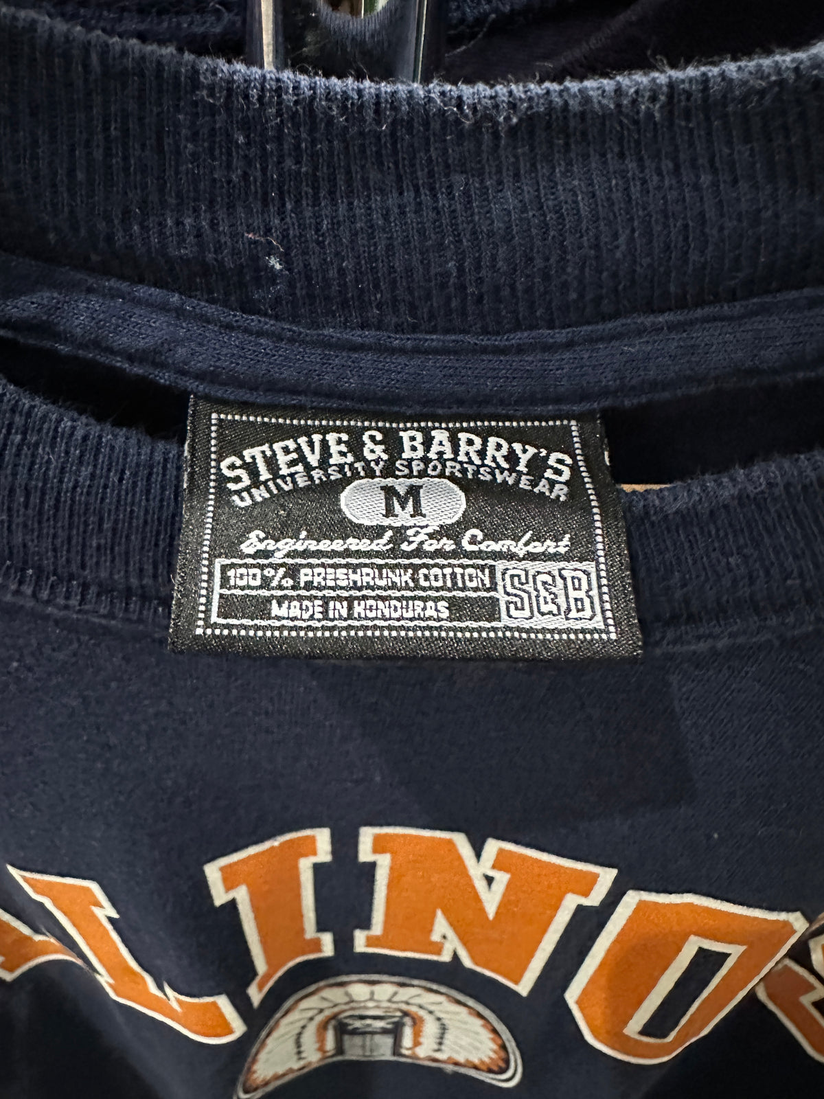 (Mens Medium) 90s University of Illinois Long-Sleeve Shirt 007