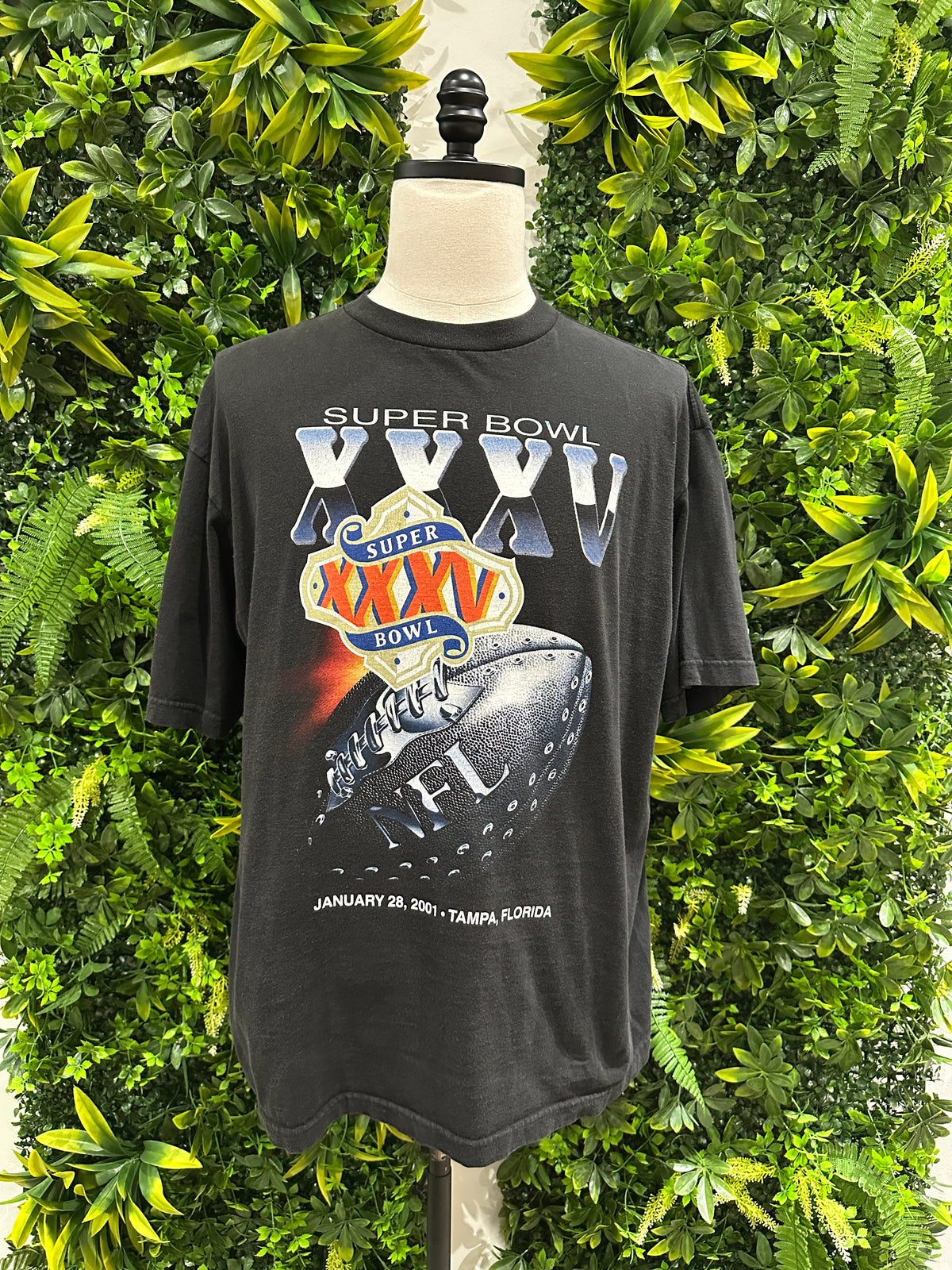 (Mens XL) 2001 Superbowl XXXV Shirt 007