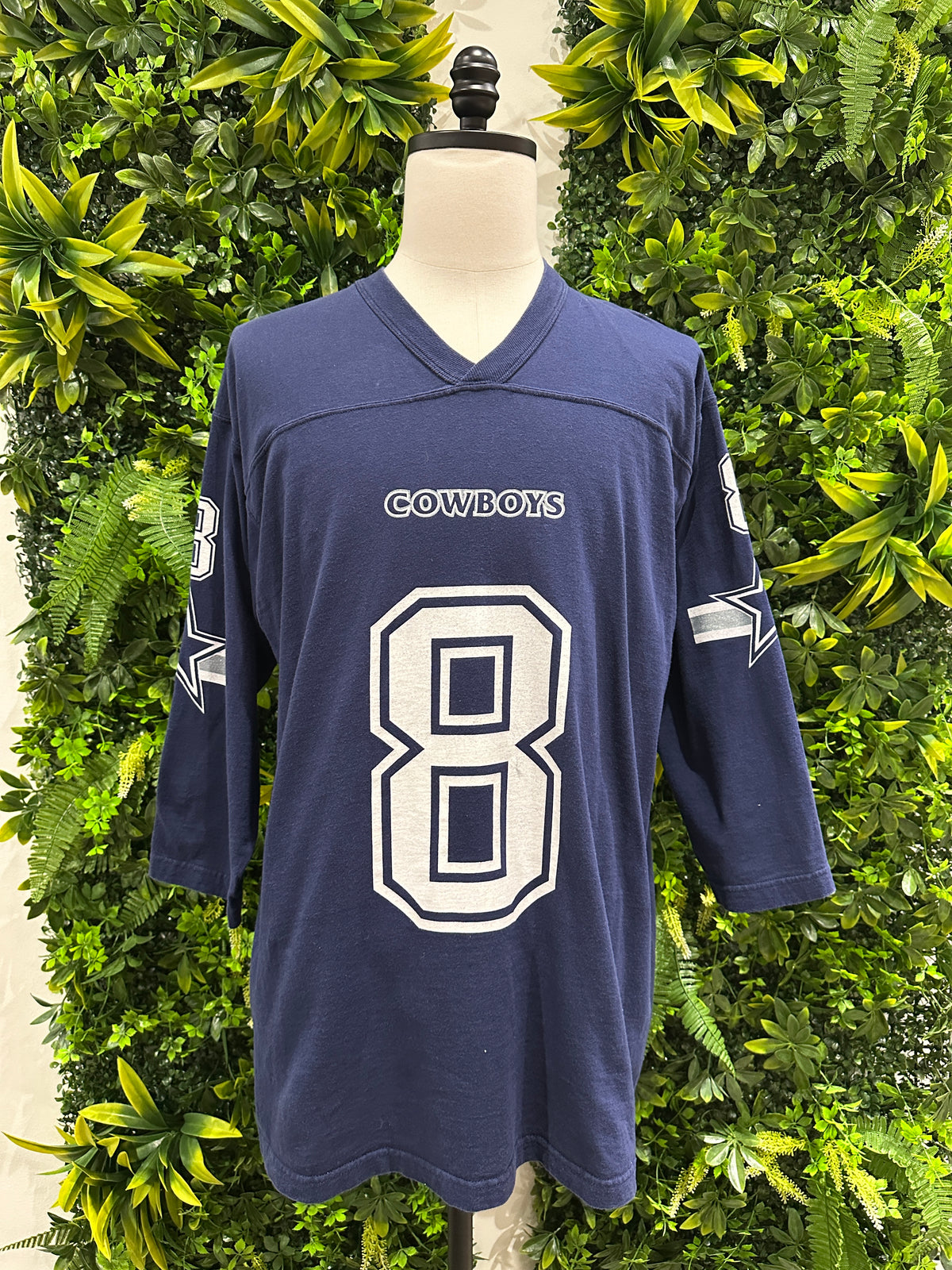 (Mens XL) 90s Dallas Cowboys 'Troy Aikman' Jersey Shirt 007