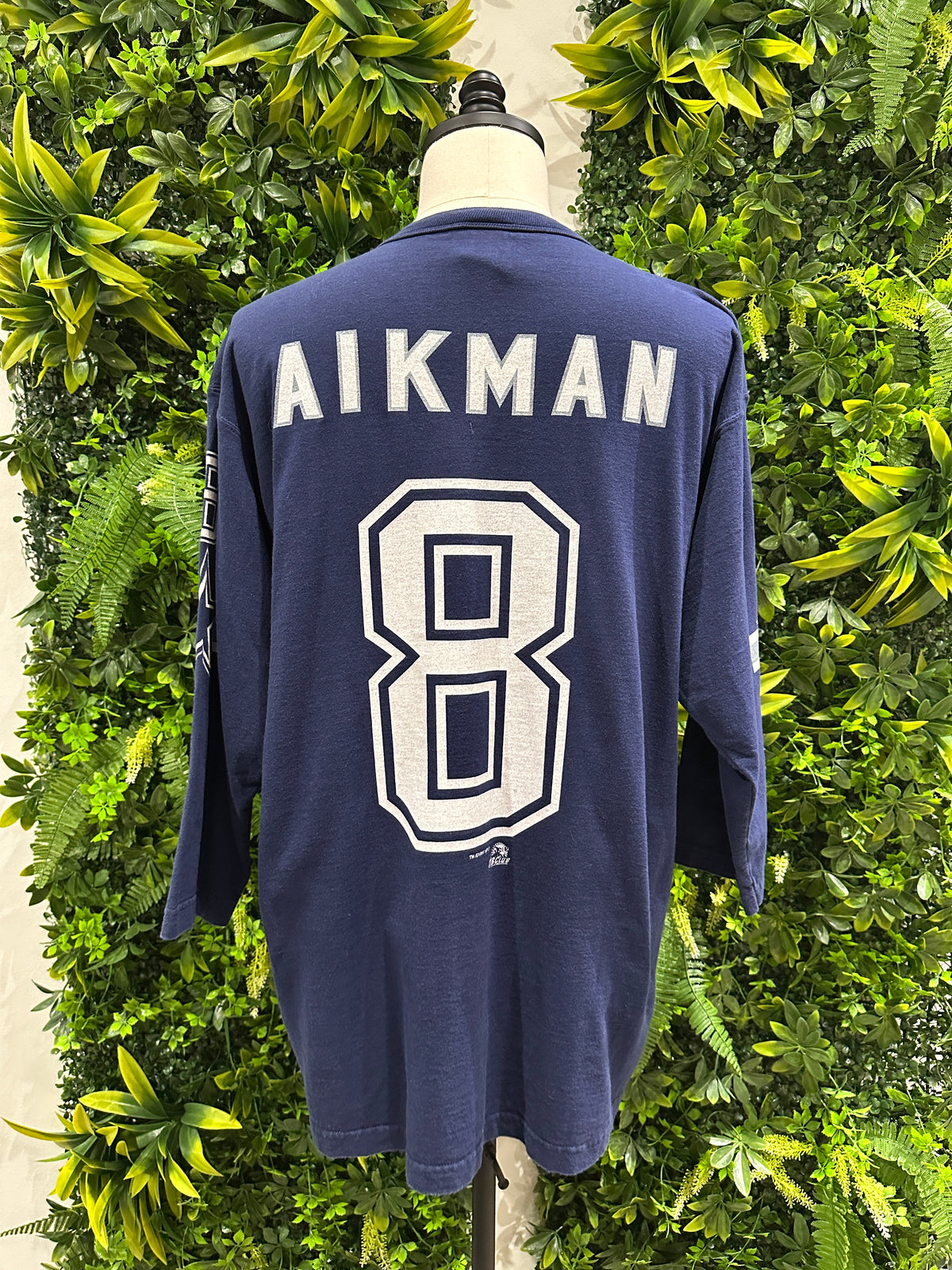 (Mens XL) 90s Dallas Cowboys 'Troy Aikman' Jersey Shirt 007