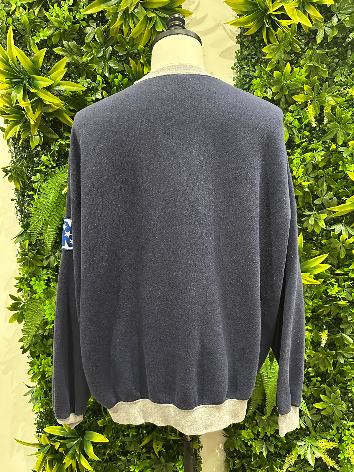 (Mens XL) 90s Dallas Cowboys Spell-Out Sweater 007