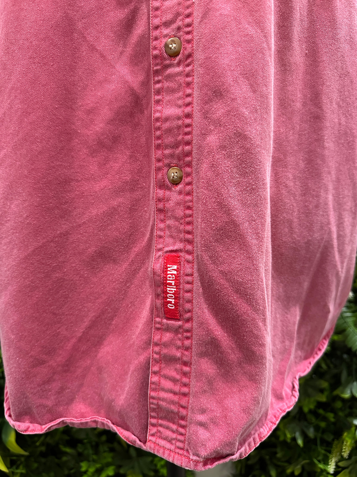 (Mens Large) 90s Marlboro Button-Up Shirt 007