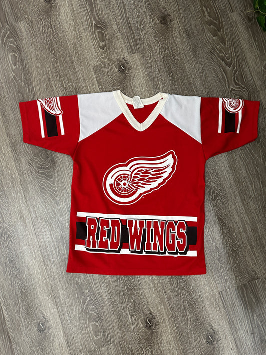 (Kids XL) 90s Detroit Red Wings Jersey 007