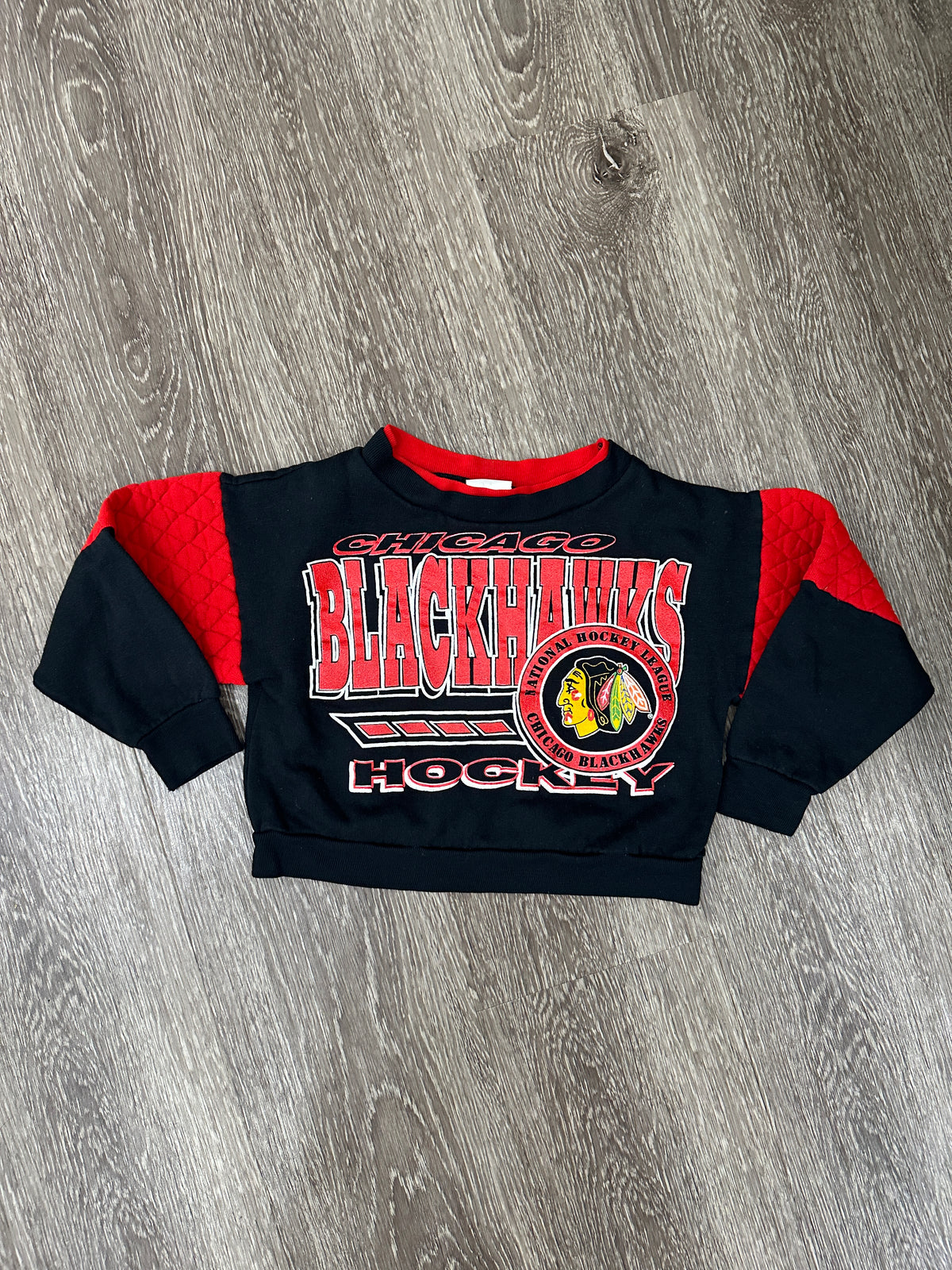 (Toddler Large) 90s Chicago Blackhawks Sweater 007