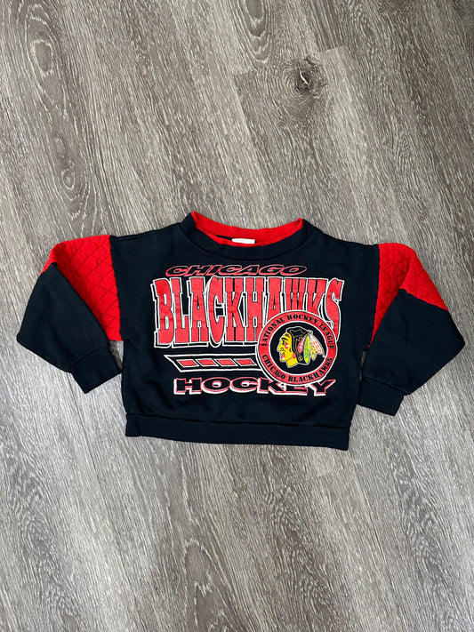 (Toddler Large) 90s Chicago Blackhawks Sweater 007