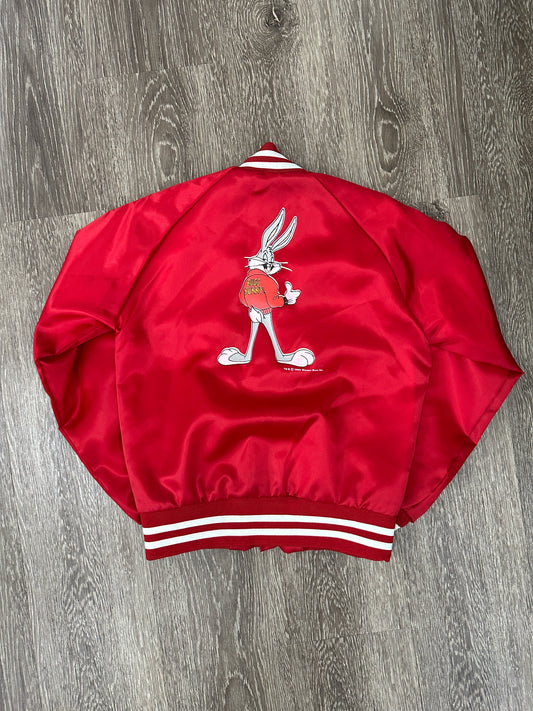 (Kids Large) 90s Looney Tunes "Bugs Bunny' Varsity Jacket 007