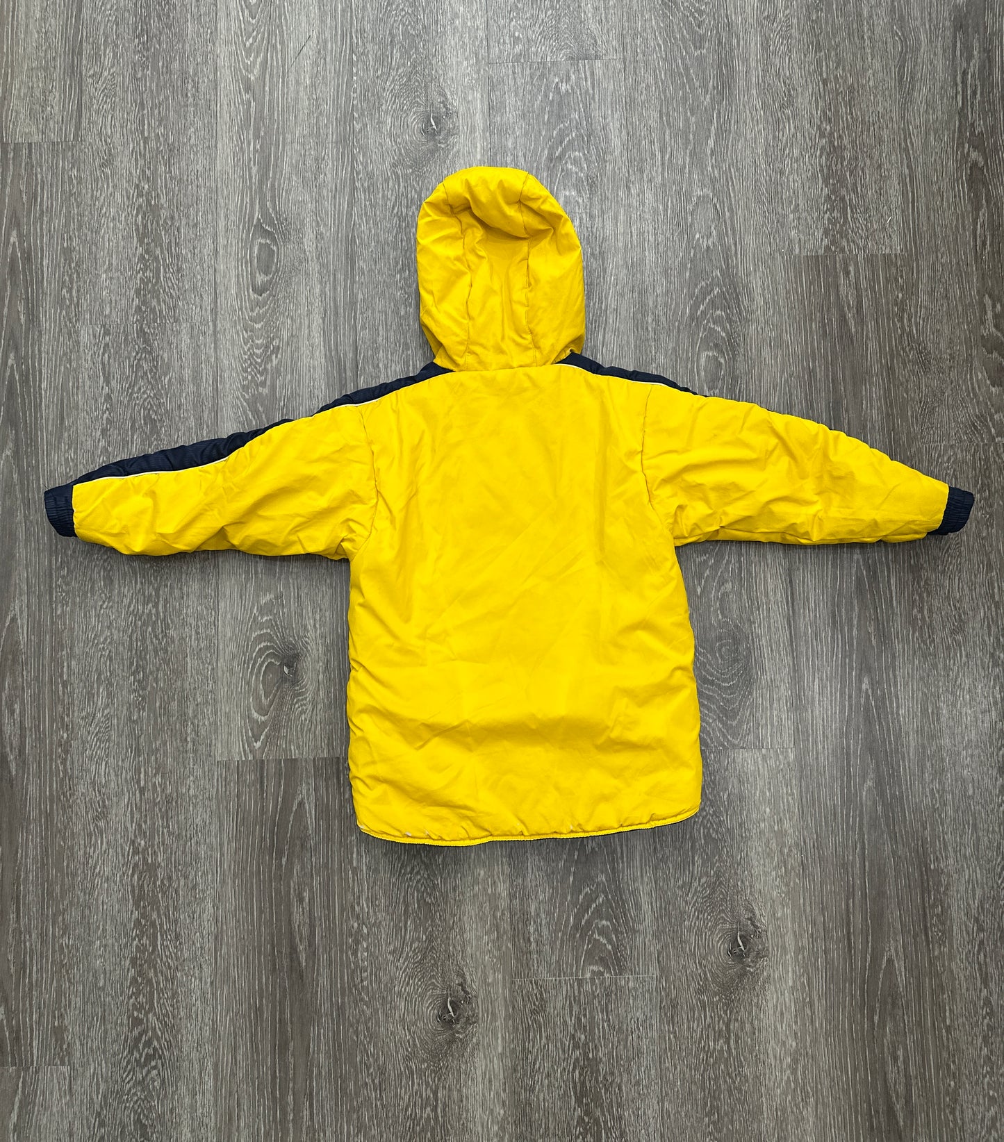(Kids Small) Nike Reversible Yellow Puffer Jacket