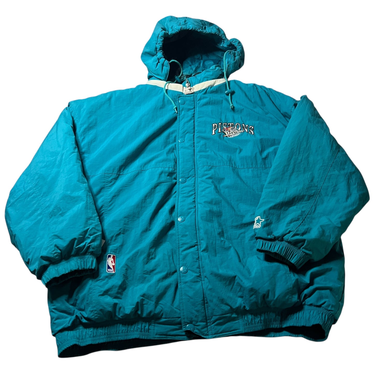 (Mens 2XL) Detroit Pistons Starter Jacket