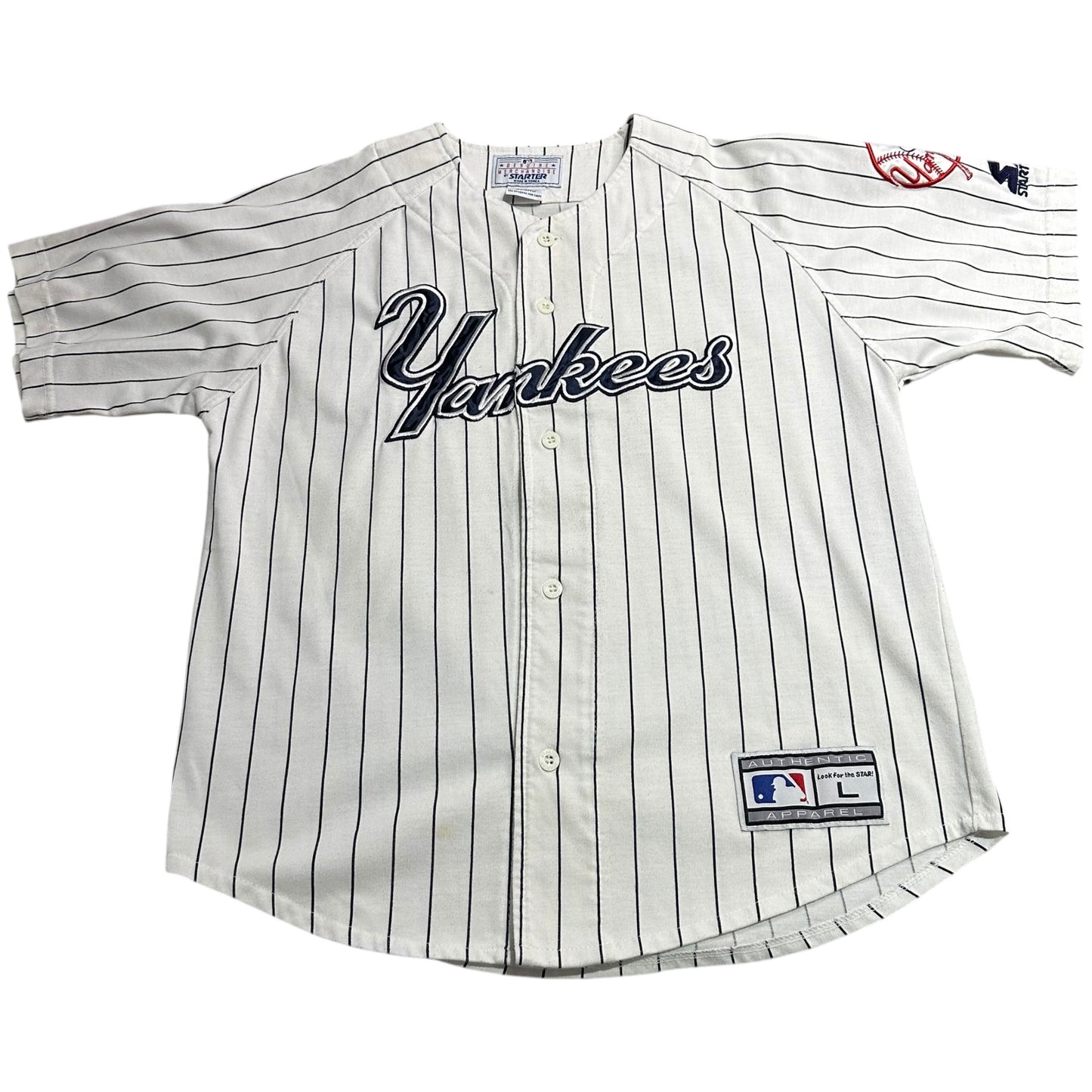 Vintage Starter New York Yankees Jersey Mens Large