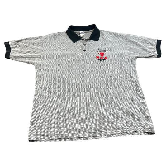 Vintage Chicago Bulls Polo Shirt Mens L