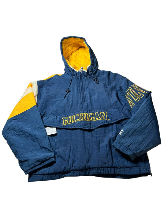 (Mens Medium) Michigan Wolverines STARTER Jacket