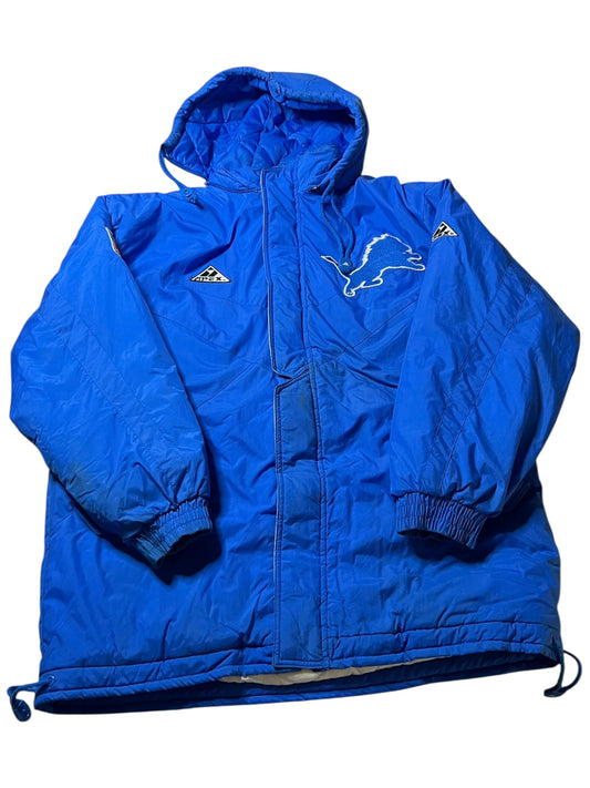 (Mens XL) 90s Detroit Lions Parka Jacket