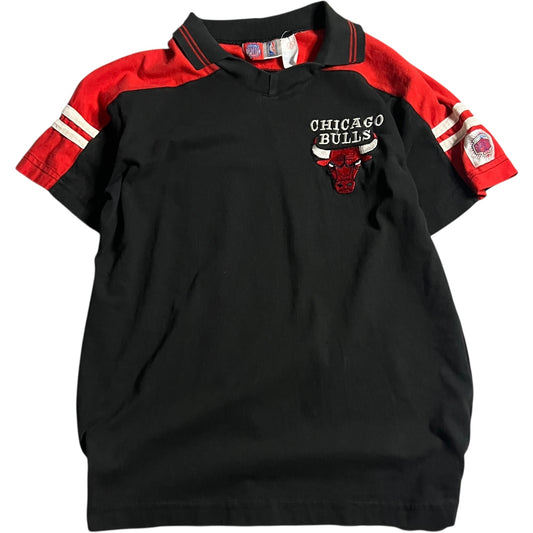 (Kids Medium) 90s Chicago Bulls Polo Shirt