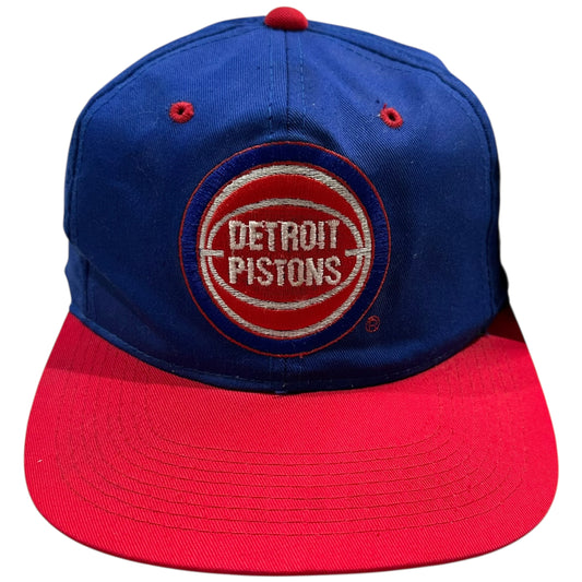 Vintage 90's Detroit Pistons Snapback Hat NWT