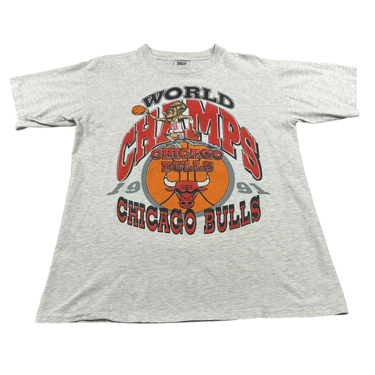 Vintage 1991 Chicago Bulls World Champions Shirt Mens XL