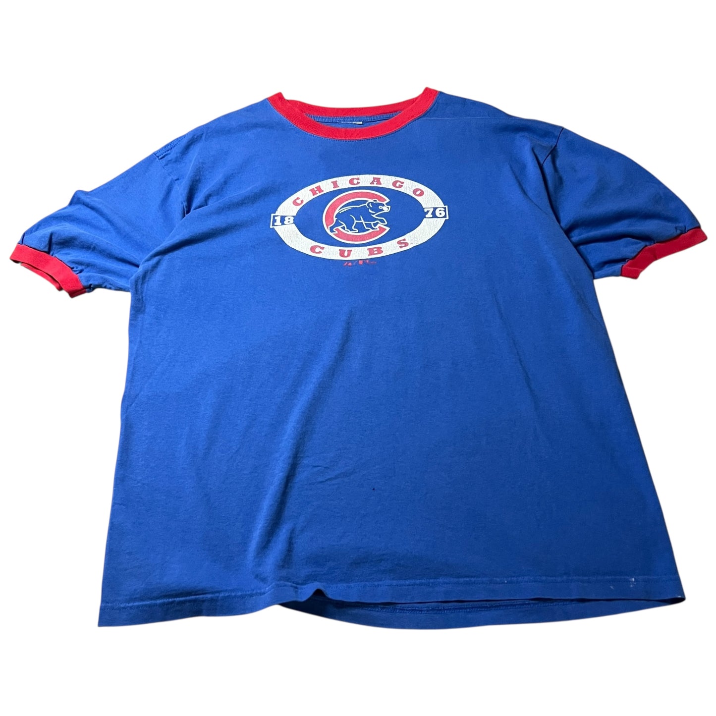 (Mens Large) Chicago Cubs Ringer Shirt