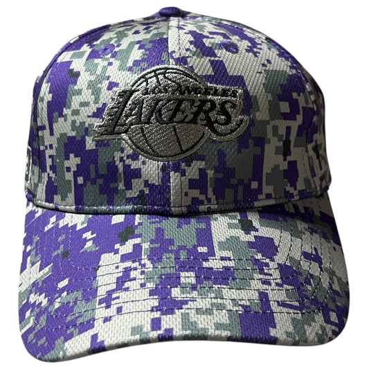 Los Angeles Lakers Digital Camo Strapback Hat