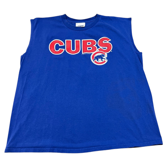 Vintage 2004 Chicago Cubs Muscle Tshirt Mens XL